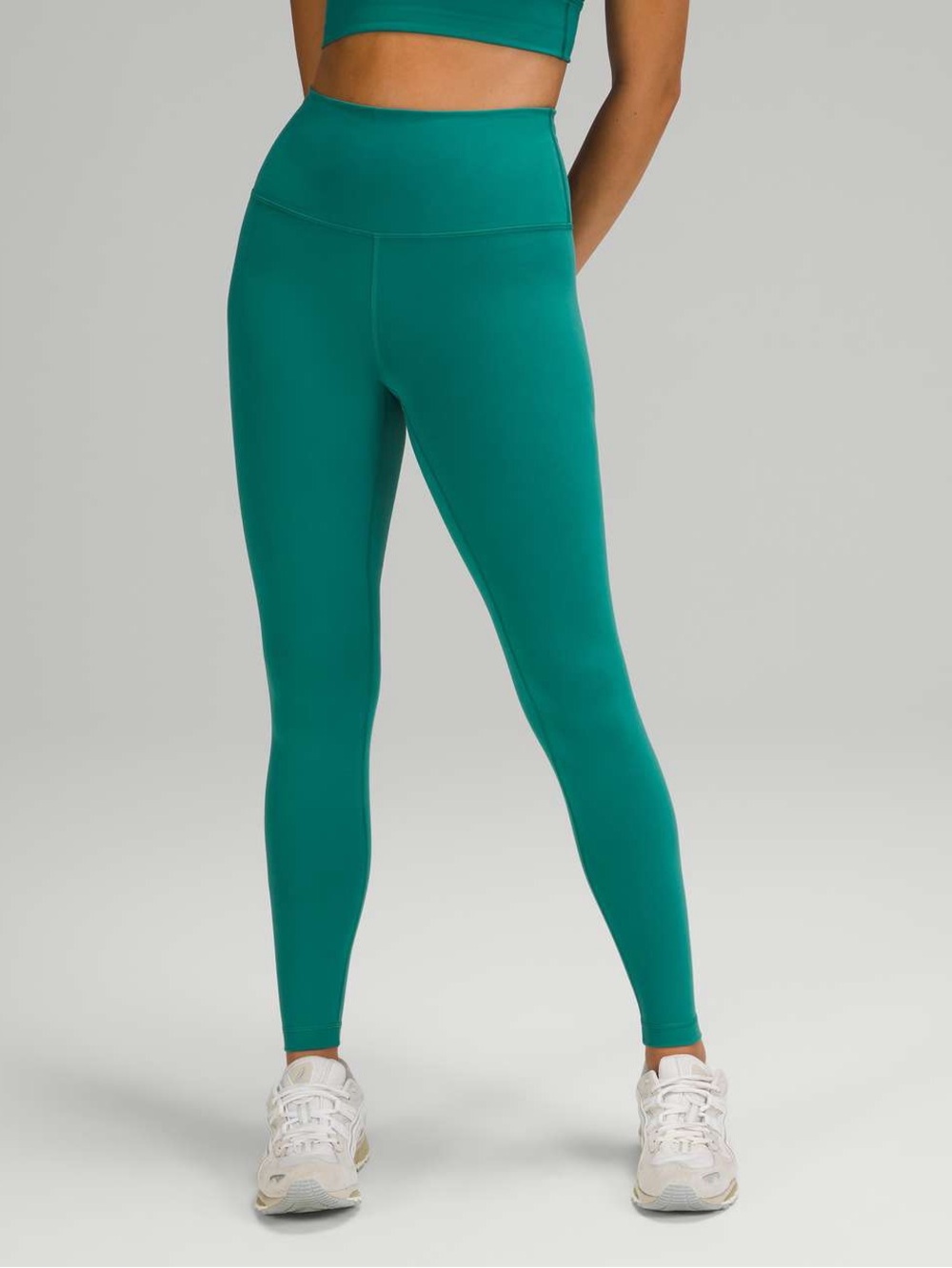 Lululemon Wunder Train High-Rise Tight 28" in Teal Lagoon Size 8